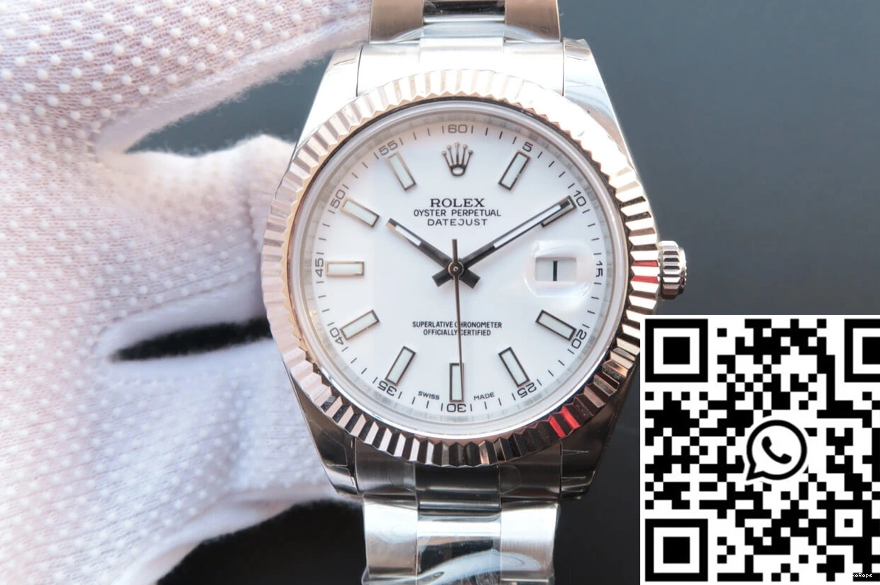 White Rolex M126334-0009 EW Datejust Dial Factory 0108